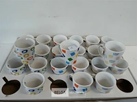 24 x koffiemok 10 cm - afbeelding 2 van  3