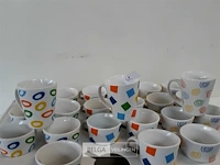 24 x koffiemok 10 cm - afbeelding 3 van  3