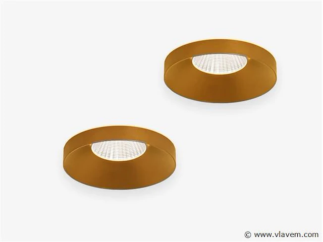 24 x lotus design inbouwspots goud - afbeelding 1 van  6