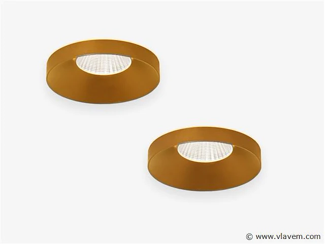 24 x lotus design inbouwspots goud - afbeelding 6 van  6