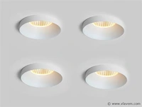 24 x lotus design inbouwspots wit - afbeelding 1 van  11