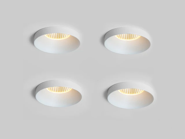 24 x lotus design inbouwspots wit - afbeelding 1 van  9