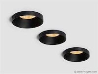 24 x lotus design inbouwspots zwart - afbeelding 1 van  9