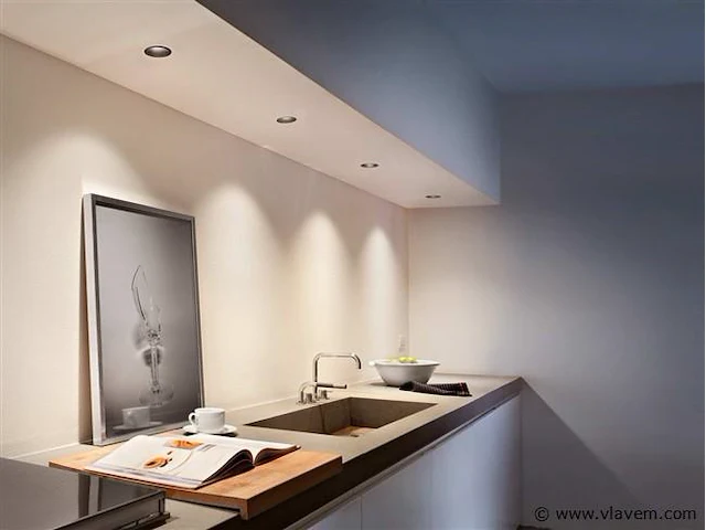 24 x lotus design inbouwspots zwart - afbeelding 2 van  9