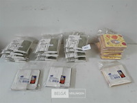 24 x onderzetter voor glas papier 9x9 cm 20st - afbeelding 1 van  3