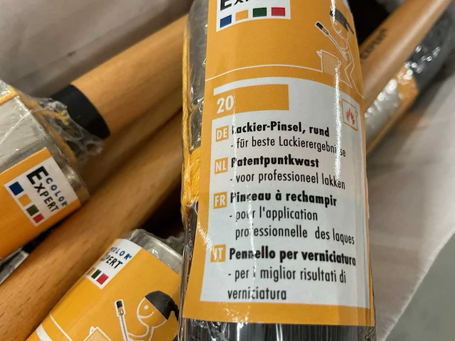 24 x patentpuntkwast voor lakverf - afbeelding 4 van  5