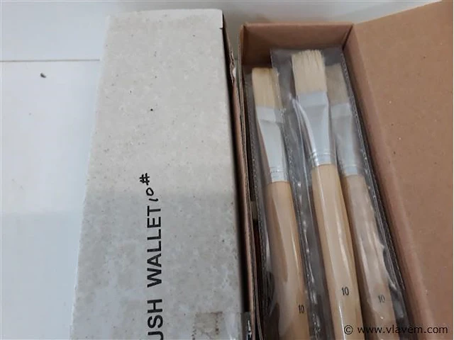 24 x penselen plat nr 10 - afbeelding 2 van  2