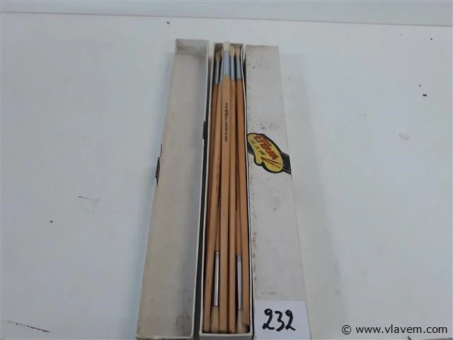 24 x penselen rond nr 4 - afbeelding 1 van  2