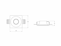 24 x pure series design inbouw spots - afbeelding 4 van  10