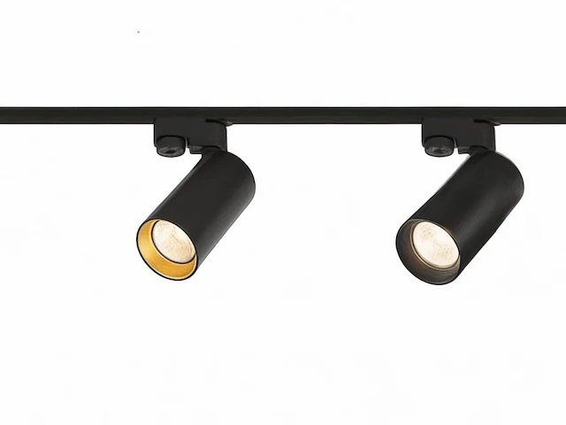 24 x railspot gu10 armatuur 12cm draaibaar met twee kleuren ringen - afbeelding 6 van  7
