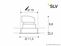 24 x slv renisto led spots wit - afbeelding 3 van  6