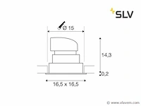 24 x slv renisto professionele led downlights 30 watt - afbeelding 3 van  7