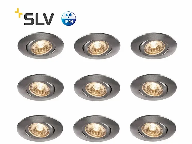 24 x slv ultralage kantelbare led spots - afbeelding 8 van  8