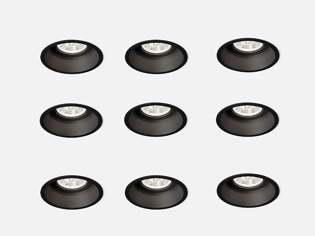 24 x solo deep dakoversteeks spots zwart - afbeelding 3 van  10