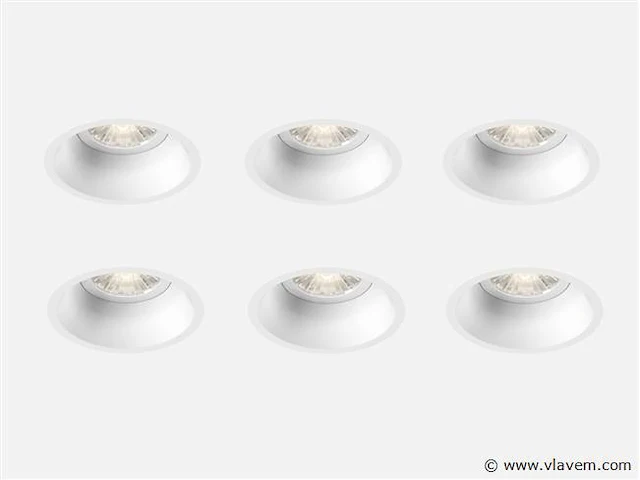 24 x solo deep inbouwspots wit - afbeelding 1 van  8