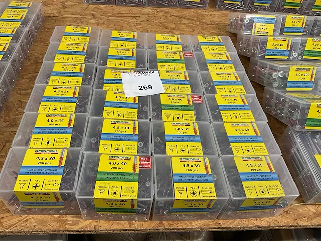 24 x verzinkte universele schroeven - afbeelding 1 van  7
