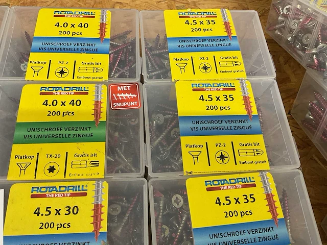 24 x verzinkte universele schroeven - afbeelding 6 van  7
