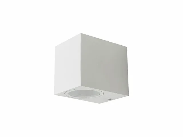 24 x wandlamp modern rechthoekig gu10 fitting zand wit - afbeelding 1 van  4