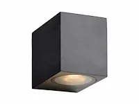 24 x wandlamp modern rechthoekig gu10 fitting zand zwart