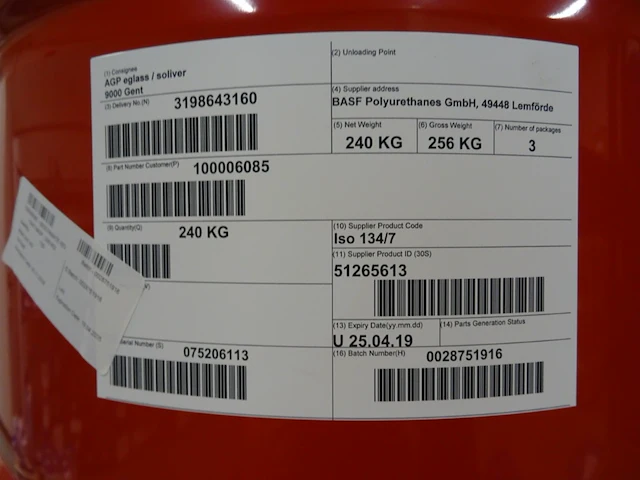 240kg isocyanate component basf - afbeelding 3 van  4