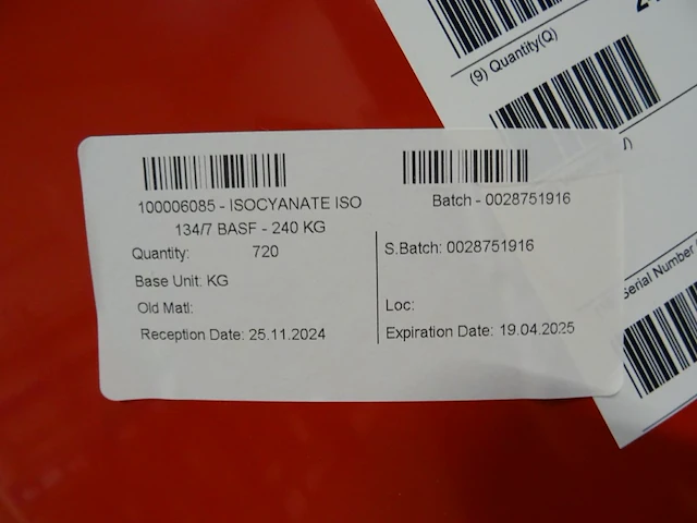 240kg isocyanate component basf - afbeelding 4 van  4