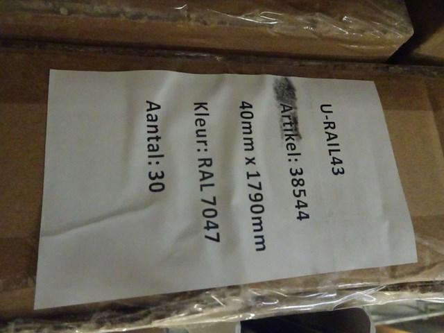 240x kunststof prijskaartgoot - afbeelding 11 van  15