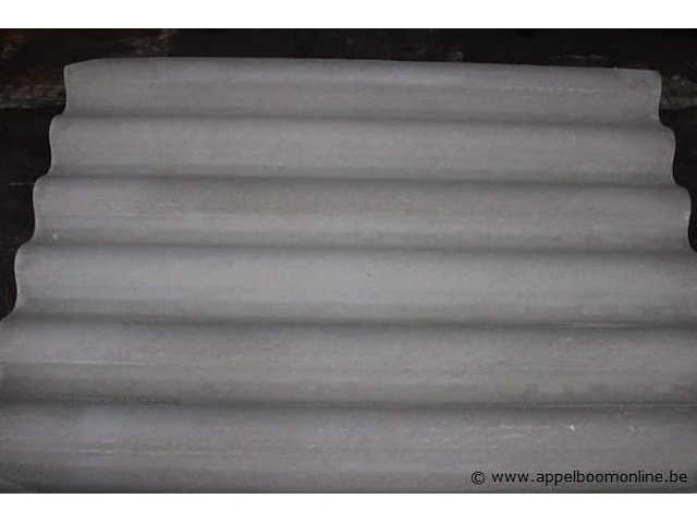 240x neptunus golfplaat 76 152x110 ba-haf nag100 (80 st/pal) (= 6 1/4 golven met 2 afgeschuinde hoeken t.b.v. ronddekken: enkel voor dekking van rechts naar links) - afbeelding 2 van  2