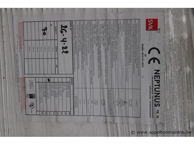 242x neptunus golfplaat 76 183x110 ba-rh jug341 (70 st/pal) (= 6 1/4 golven met 4 voorgegroefde hoeken) - afbeelding 2 van  4
