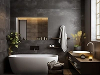24,48m² - 60x120cm - cementum nero matt gerectificeerd - afbeelding 1 van  2