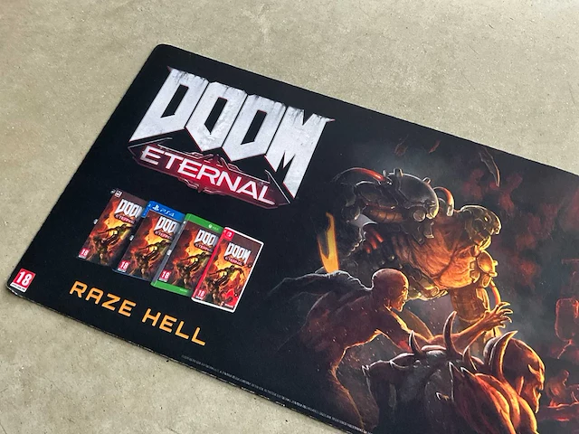 24x gaming muismat doom eternal 90x30 - afbeelding 3 van  4