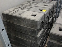 24x kunstof voet voor bouwhek - afbeelding 2 van  2