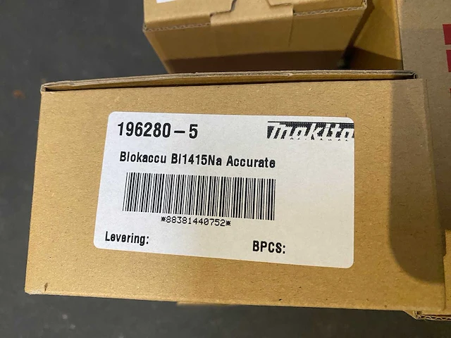 24x makita bl1415na 14,4v 1,5ah lithium-ion batterij - afbeelding 3 van  3