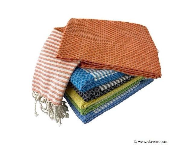 24x take a towel hammam strandlaken - 6 kleuren - afbeelding 1 van  1