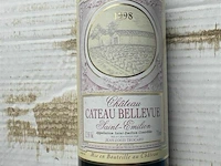 24x1 fles chateau cateau bellevue 1998 - afbeelding 2 van  4