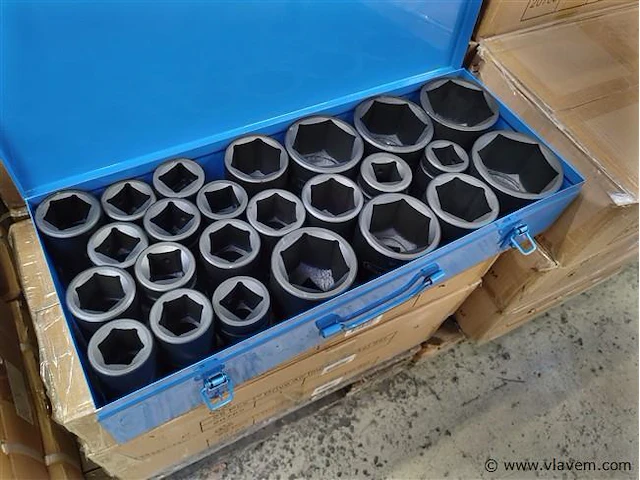 25-delige zware krachtdoppenset 1" 17-75mm - afbeelding 2 van  6