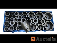 25 dlg zware krachtdoppenset 1" 17-75mm - afbeelding 4 van  6