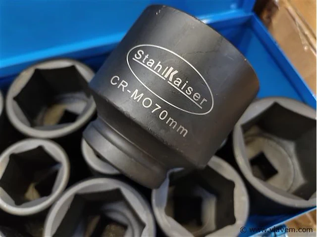 25-dlg zware krachtdoppenset 1" 17-75mm - afbeelding 1 van  6