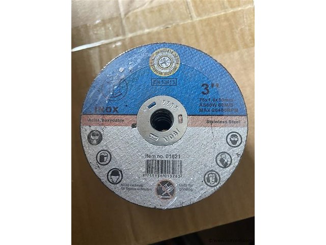 25 doorslijpschijven 75mm metaal - afbeelding 1 van  2