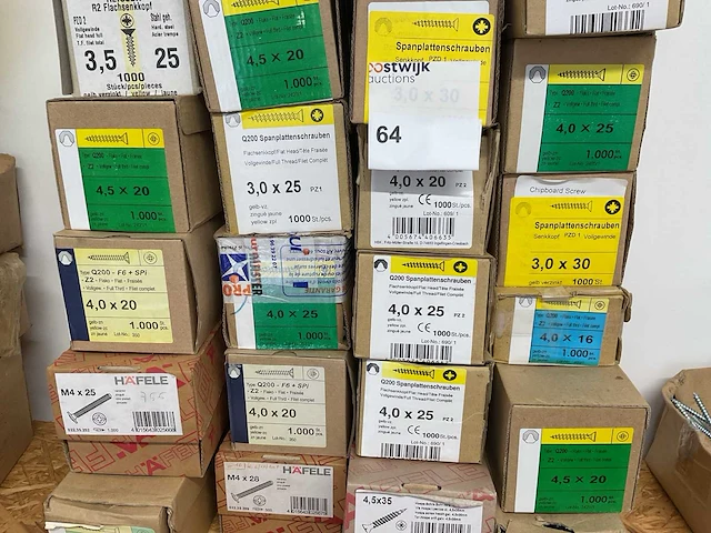 25 dozen houtschroeven - afbeelding 3 van  6