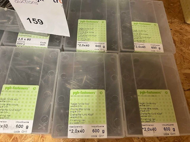 25 dozen nagels platte kop; ronde kop - afbeelding 2 van  6