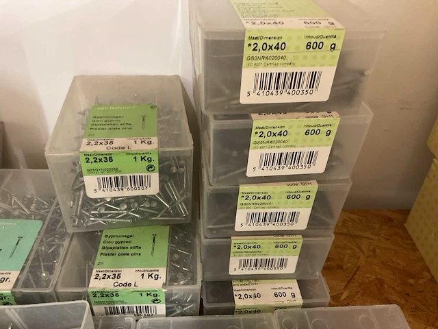 25 dozen nagels platte kop; ronde kop - afbeelding 3 van  6