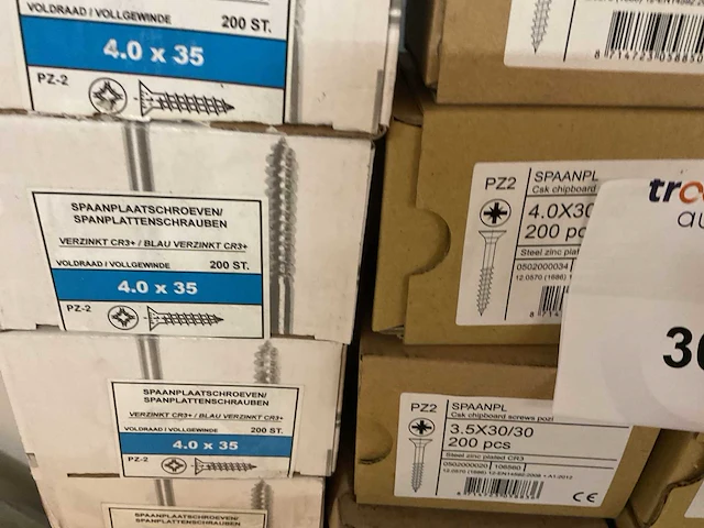 25 dozen spaanderplaatschroeven - afbeelding 7 van  7