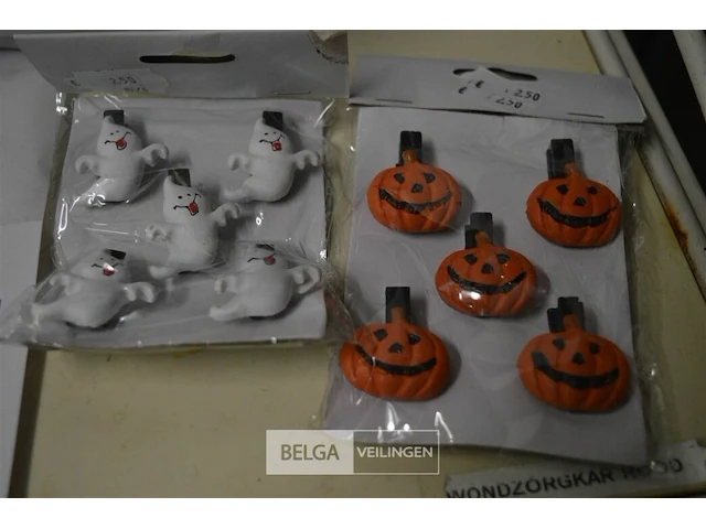 ±25 mini wasknijpers halloween - afbeelding 1 van  3