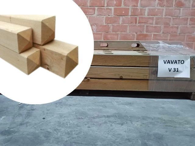 25 palen omheining 120x120x2400 - afbeelding 1 van  4