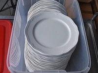25 porseleinen borden 23cm - afbeelding 1 van  3