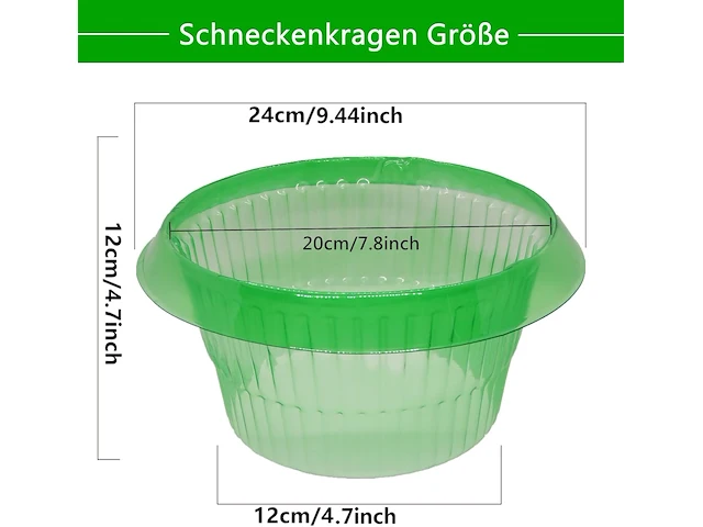 25 stuks slakkenbeschermingsringen, slakkenkraag - afbeelding 3 van  4