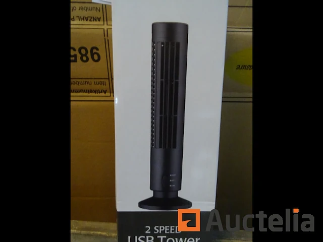 2,5 w usb-ventilator voor bureaukolommen - afbeelding 1 van  6