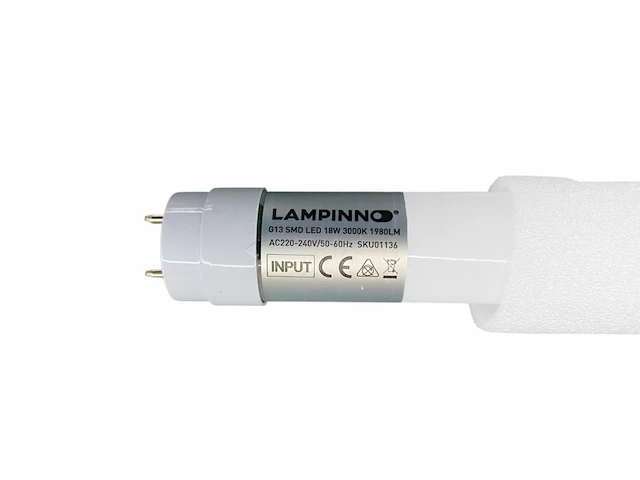 25 x 120cm 18w 3000k led tl buizen led g13 t8 - afbeelding 2 van  5