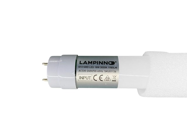 25 x 120cm 18w 3000k led tl buizen led g13 t8 - afbeelding 2 van  5