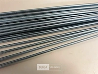 25 x draadstangen verzinkt 1 meter m 6 - afbeelding 3 van  3